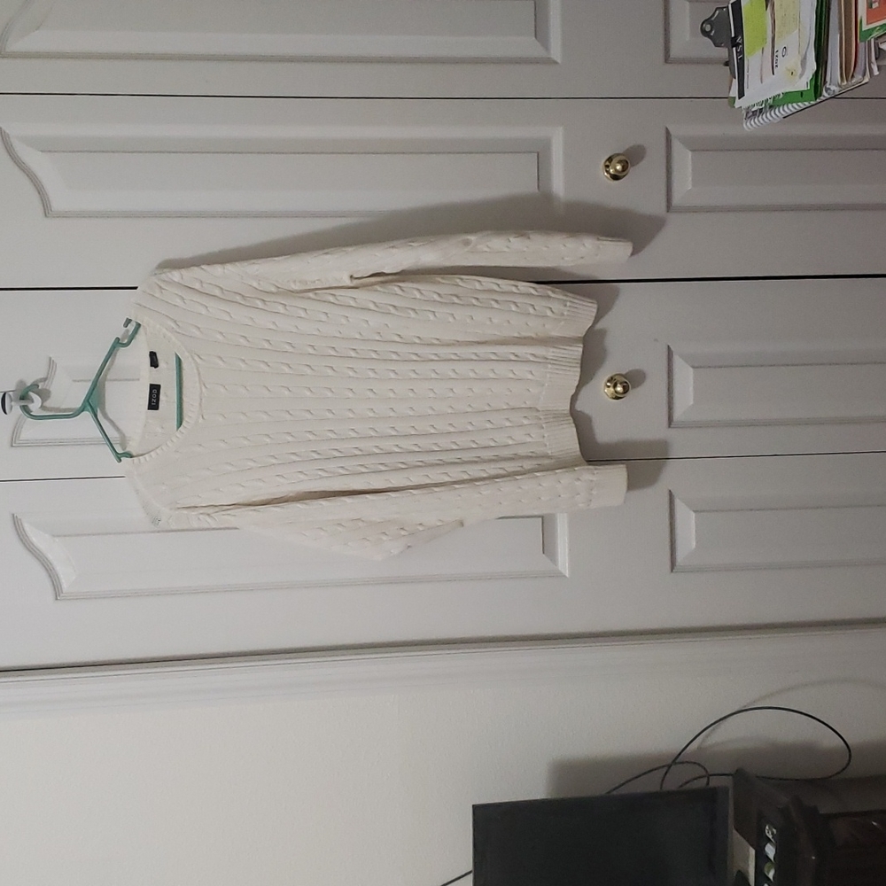 White IZOD Sweater